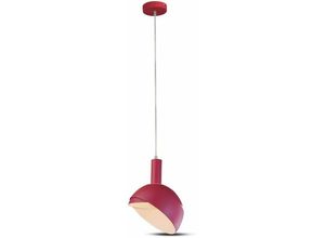 3800157626187 - Vtac - v-tac LED-Kronleuchter mit Aluminium-Lampenschirm und E14-Fassung (max 60 w) Farbe Rosa