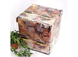 8400000820097 - Dandibo - Hocker aus Kunstleder Sitzhocker 2009 Aufbewahrungsbox 40 cm Sitzwürfel Truhe