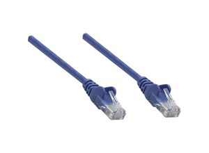 0766623739832 - 739832 RJ45 Netzwerkkabel Patchkabel cat 6 s ftp 025 m Blau Folienschirm Geflechtschir - Intellinet