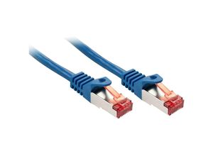 4002888473583 - 47358 RJ45 Netzwerkkabel Patchkabel cat 6 s ftp 1000 m Blau 1 St - Lindy