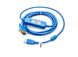 4065705044939 - Vhbw - usb Programmierkabel plc Ersatz für Siemens 6ES7 901-3DB30-0XA0 für Funkgerät - Seriell Adapter blau