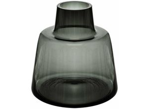 3560238679616 - Atmosphera - Vase aus Glas Höhe 23 cm Grau