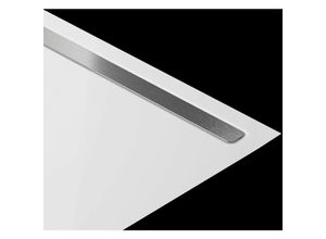 Image of Nexsys, Designblende, für Duschfläche mit Länge 80cm, 68777123, Farbe: Edelstahl gebürstet - 687771230969 - Kaldewei