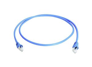 4018359286682 - L00004A0057 RJ45 Netzwerkkabel Patchkabel CAT 6a S FTP 750 m Blau Flammwidrig mit Rastnasenschutz Paarschirm doppelt geschirmt Halogenfrei