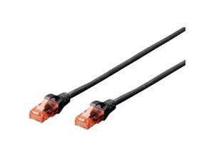 4016032371823 - DK-1612-005 BL RJ45 Netzwerkkabel Patchkabel cat 6 u utp 050 m Schwarz verdrillte Paare 1 - Digitus