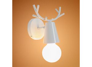 Image of Kreativ Wandleuchte Modern Wandlampe Einfach Wandleuchte für Schlafzimmer Wohnzimmer - 1 Stückee Weiß