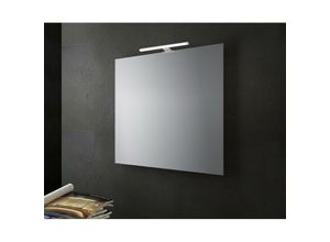 Image of Polierter bündiger Badezimmerspiegel mit LED-Lampe 60x60 cm Spiegel ohne Lampe