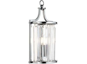 5053423135717 - Victoria - 1 Licht Wandleuchte Chrom mit Glas E14 - Searchlight