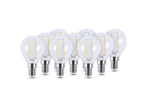 4059222066925 - 9er Pack LED Glühbirne Warmweiß E14 Leuchtmittel - Glühlampe 2700K (9er Pack) Birnenform Energiesparlampe 15000 Stunden Lebensdauer 2 Watt