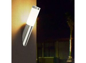 4059157219496 - Hochwertige LED Wand Beleuchtung Außen Lampe Strahler E27 Leuchte IP44 Edelstahl