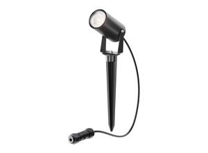 4262431058302 - - Stecklampe Außenlampe Steckleuchte Strahler Eingang Wetterfest schwarz h 295cm