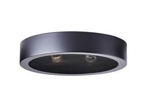 4004353409455 - Lampe Sandros Deckenleuchte 31cm schwarz Bambus Metall schwarz 2x D45 E14 40 w - schwarz - Brilliant