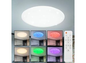 4059157226647 - Etc-shop - rgb led Decken Lampe cct Fernbedienung Farbwechsel Sternen Himmel Tages Licht