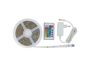 5996595790226 - 79022 led strip 19W Kunststoff weiß IP44 B500cm H02cm dimmbar mit Fernbedienung - Rabalux