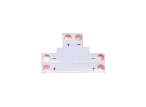 8435523810638 - Pack 10 Einheiten Einheiten auf t für Stecker 8 mm led -Streifen 2 Kontakte - Jandei