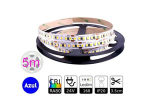 8435523822129 - Jandei - LED TIRA 24V Innenblau 168 LEDs SMD2835 15W PCB 3 Unzen 5 Mts Tira LED 24 V