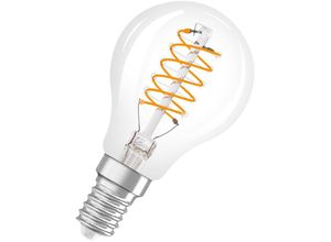 4099854075742 - Dimmbare LED-Lampen Vintage-Edition 40 Watts Ersatz E14 P-shape 2700 Kelvin Warm weiß Klares Glas single Pack - Clear - Osram