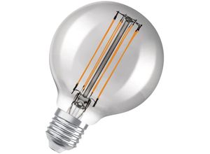 4099854090783 - Dimmbare LED-Lampen Vintage-Edition 42 Watts Ersatz E27 G80 1800 Kelvin Warm Comfort Light Klares Glas single Pack - Smoke - Osram