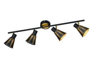 4017807351644 - - Design Decken Lampe Balken Leuchte Esszimmer Strahler Gold Spot verstellbar Leuchten 800300432