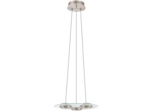 9002759908119 - Eglo - Design led 21 Watt Decken Beleuchtung Glas satiniert Hänge Leuchte Pendel Lampe 90811