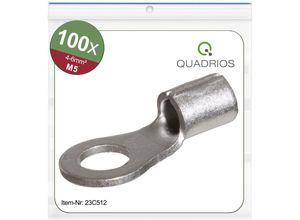 4260732284840 - 23C512 Ringkabelschuh Querschnitt (max)=6 mm² Loch-Ø=53 mm Unisoliert 100 St - Quadrios