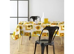 3574387108255 - Douceur Dintérieur - Tischdecke mit Sonnenblumen sunflower 140 x 240 cm Kunststoff