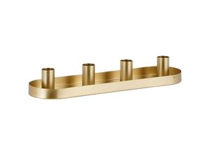 8720362592747 - - Mica Kerzenständer gold 215 x 6 x 3 cm Kerzenhalter