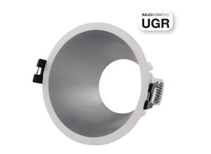 8435427133819 - Barcelona Led - Fester bündiger Einbauring Ø93mm unter ugr Farbe Silber - Silber