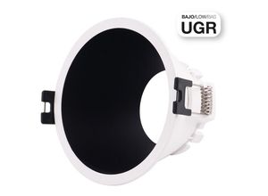 8435427133826 - Barcelona Led - Fester bündiger Einbauring Ø93mm unter ugr Farbe Schwarz - Schwarz