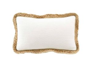 3574386122757 - Douceur Dintérieur - Dekoratives Kissen mit Jute 30 x 50 cm