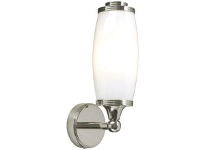 5024005213406 - Elstead Lighting - BATH-ELIOT1-PN Wandleuchte Eliot 1x3W led G9 Messing Nickel poliert Opalglas H28cm B9cm IP44 3000K dimmbar