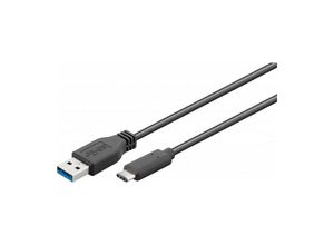 4040849679995 - USB 32 GEN 1 (USB30) Anschlusskabel - USB-C auf USB-A - 5Gbit s - USB-Adapter - OTG Kabel - USB-C auf USB-A Anschlusskabel - 05m - 5Gbit s - GEN 1 - schwarz