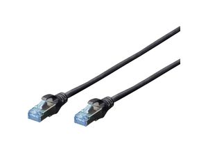 4016032321057 - DK-1532-005 BL RJ45 Netzwerkkabel Patchkabel cat 5e sf utp 050 m Schwarz verdrillte Paare - Digitus