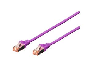 4016032328810 - DK-1644-020 VI RJ45 Netzwerkkabel Patchkabel cat 6 s ftp 200 m Violett Halogenfrei verdri - Digitus