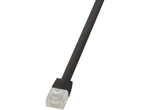 4052792024418 - CF2063U RJ45 Netzwerkkabel Patchkabel cat 6 u utp 300 m Schwarz hochflexibel 1 St - Logilink