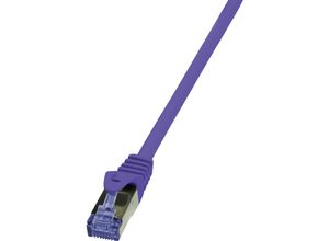 4052792043259 - LogiLink CQ303VS RJ45 Netzwerkkabel Patchkabel CAT 6a S FTP 100 m Violett Flammwidrig Halogenfrei