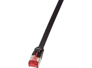 4052792039191 - CF2053S RJ45 Netzwerkkabel Patchkabel cat 6 u ftp 200 m Schwarz vergoldete Steckkontakte - Logilink