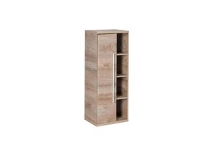 4008033800372 - Midischrank stanford   Badschrank mit gedämpften Scharnieren   Maße (b x h x t) ca 42 x 106 x 32 cm   hochwertiger Schrank   Anschlag links  