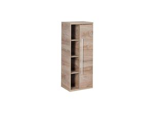 4008033800471 - Midischrank stanford   Badschrank mit gedämpften Scharnieren   Maße (b x h x t) ca 42 x 106 x 32 cm   hochwertiger Schrank   Anschlag rechts  