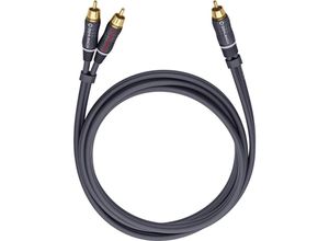 4003635237052 - 23705 Cinch Audio Y-Kabel [2x Cinch-Stecker - 1x Cinch-Stecker] 500 m Anthrazit vergoldete Steckkontakte