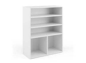 4251421949423 - Bücherregal für 2 Faltboxen Aktenregal Aktenschrank Büroregal Standregal