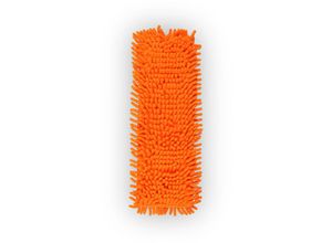 4059222066963 - Ersatzbezug ( Orange ) für Bodenwischer 40cm - Microfaser Chenille Wischbezug für alle gängigen Klapphalter - Flachwischer Bezug für alle Bodenarten