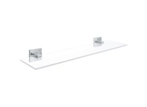 4005176753886 - QuickFix - Start Cube - Glasablage - Chrom-Finish 41109000 (zum Anschrauben oder Ankleben) - Grohe