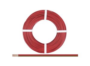 4014991242093 - Donau Elektronik - 218-080 Litze 2 x 014 mm² Rot-Braun 50 m