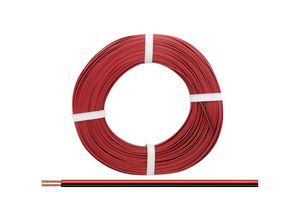 4014991242918 - 250-01-25 Litze 2 x 050 mm² Rot Schwarz 25 m - Donau Elektronik