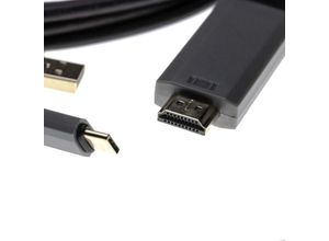 4062692708905 - Vhbw - hdmi Kabel usb Datenkabel 2in1 Ladekabel (Y-Kabel usb c 31 + usb a 20 auf hdmi Stecker) zB kompatibel mit Apple Macbook - 2m