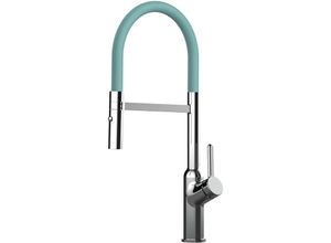 8055765124487 - Vizio - Wasserhahn Kueche Spueltischarmatur Verchromt Kuechenarmatur mit Tuerkis 360 schwenkbarem Auslauf und abnehmbare 2 strahl Handbrause - bod