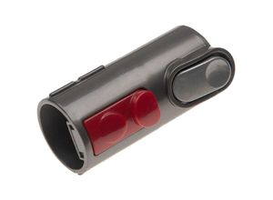 4062692617887 - Staubsauger Adapter kompatibel mit Dyson DC19T2 DC22 DC23 DC23T2 DC24 DC26 (Alt auf Modern) - schwarz   rot Kunststoff - Vhbw