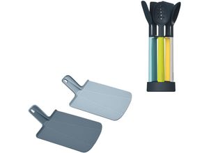 8592127169644 - Joseph&joseph - Joseph Joseph Ingenious Elevate Set 5 Utensilien + 2 faltbare Chop2Pot-Schneidebretter