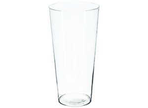 3560238542828 - Atmosphera - Konische Vase - Glas - H30 cm Transparent